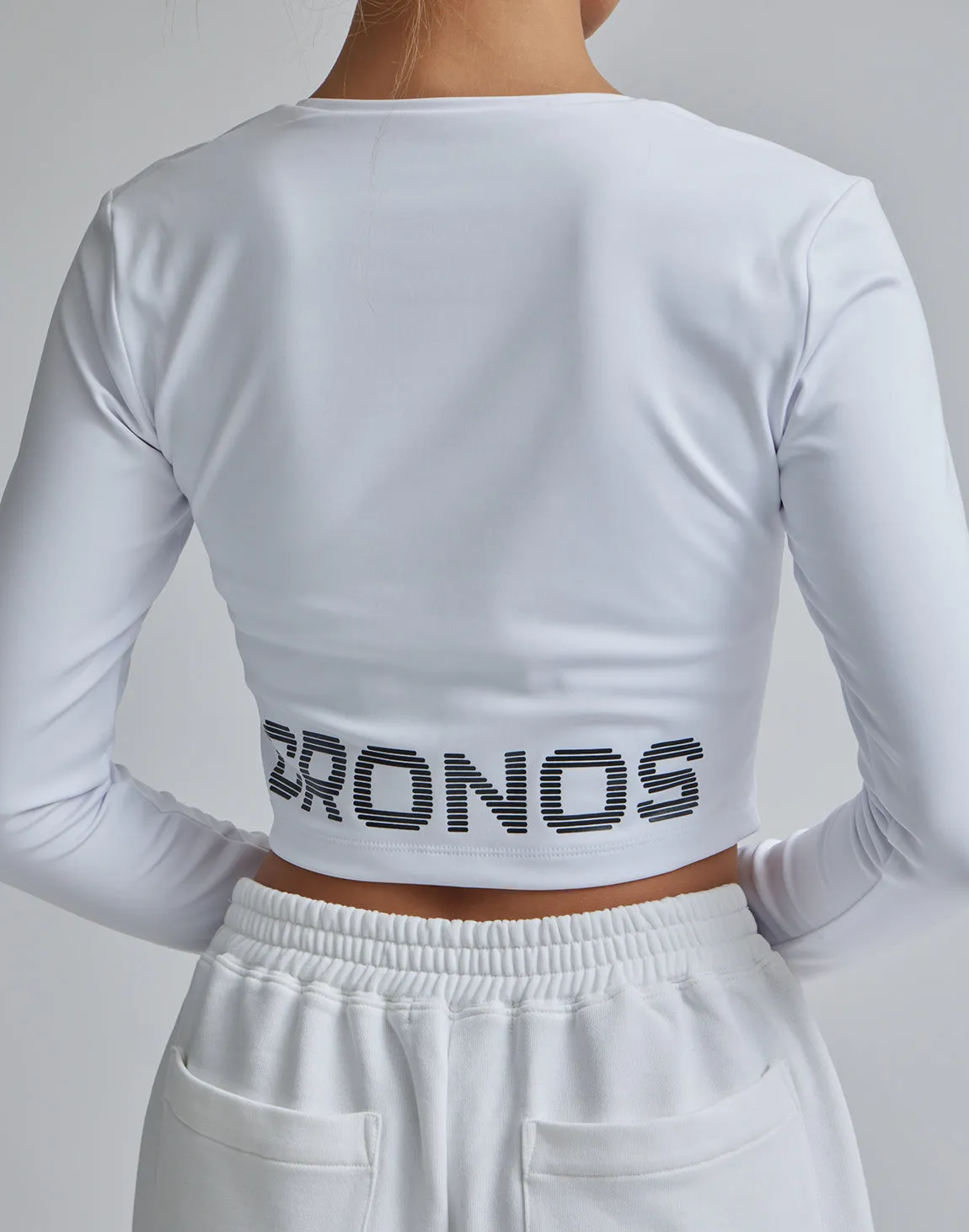 CRONOS WOMEN UV LONG SLEEVE【WHITE】