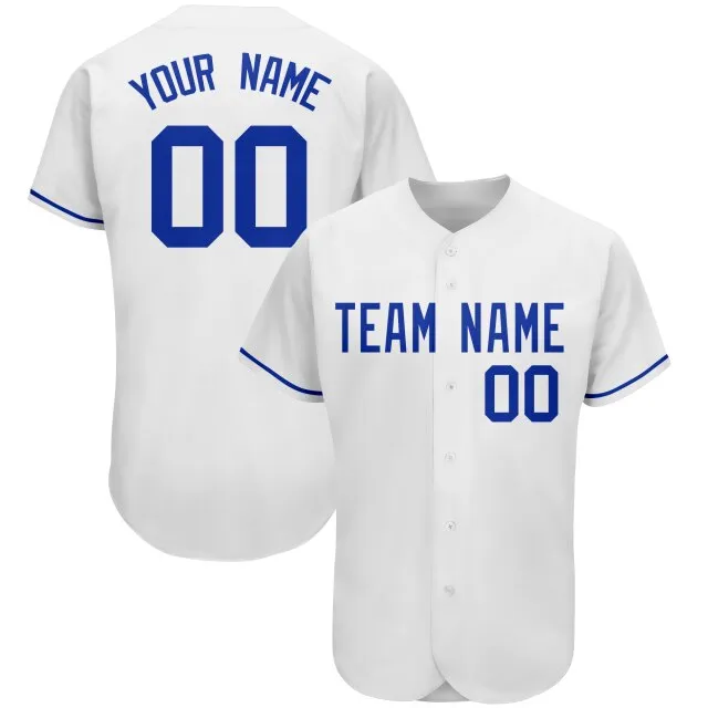 Custom Embroidered Baseball Jersey for Men/Women/Youth Designing Softball V-Neck Playing Tee Shirts With Team Name，Number