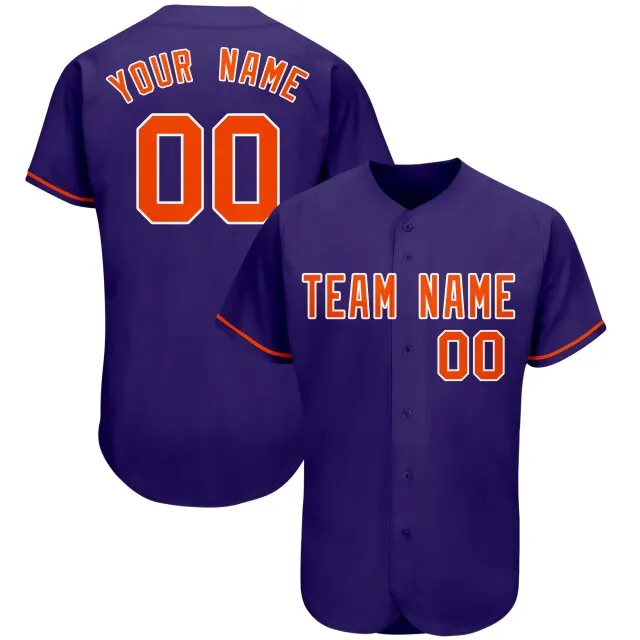 Custom Embroidered Baseball Jersey for Men/Women/Youth Designing Softball V-Neck Playing Tee Shirts With Team Name，Number