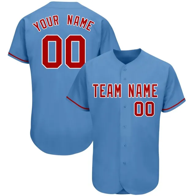 Custom Embroidered Baseball Jersey for Men/Women/Youth Designing Softball V-Neck Playing Tee Shirts With Team Name，Number