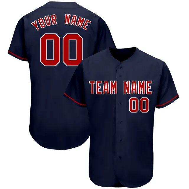 Custom Embroidered Baseball Jersey for Men/Women/Youth Designing Softball V-Neck Playing Tee Shirts With Team Name，Number