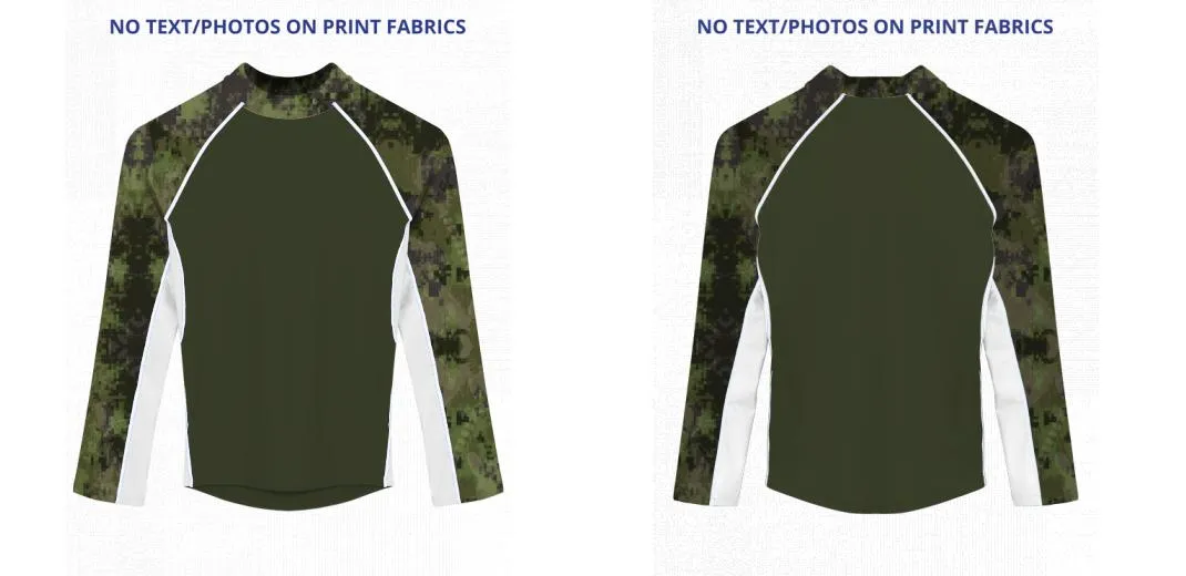 Custom Rash Guard (Kids, Women, Men) Long Sleeve