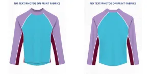 Custom Rash Guard (Kids, Women, Men) Long Sleeve