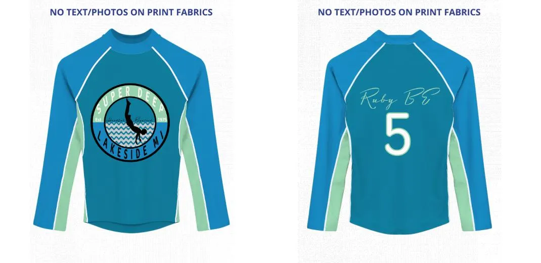 Custom Rash Guard (Kids, Women, Men) Long Sleeve