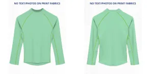 Custom Rash Guard (Kids, Women, Men) Long Sleeve