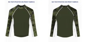 Custom Rash Guard (Kids, Women, Men) Long Sleeve