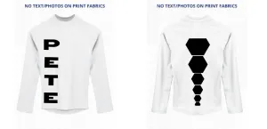 Custom Rash Guard (Kids, Women, Men) Long Sleeve