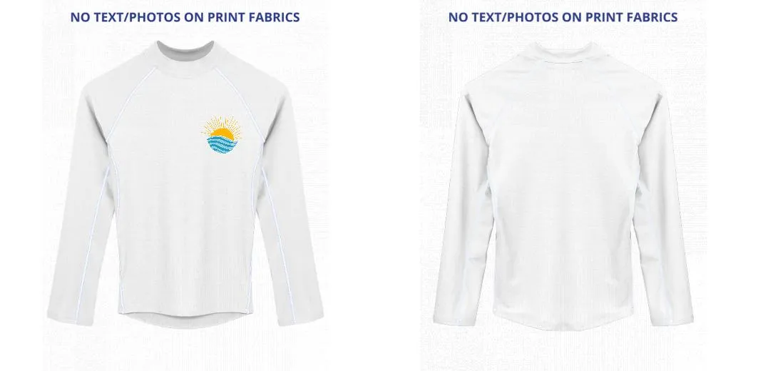 Custom Rash Guard (Kids, Women, Men) Long Sleeve
