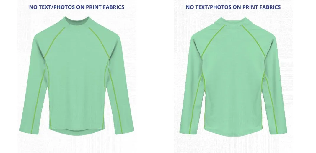 Custom Rash Guard (Kids, Women, Men) Long Sleeve