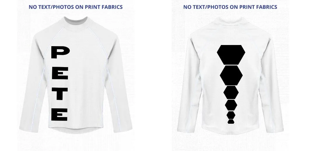 Custom Rash Guard (Kids, Women, Men) Long Sleeve