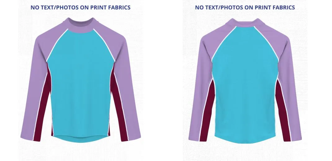 Custom Rash Guard (Kids, Women, Men) Long Sleeve