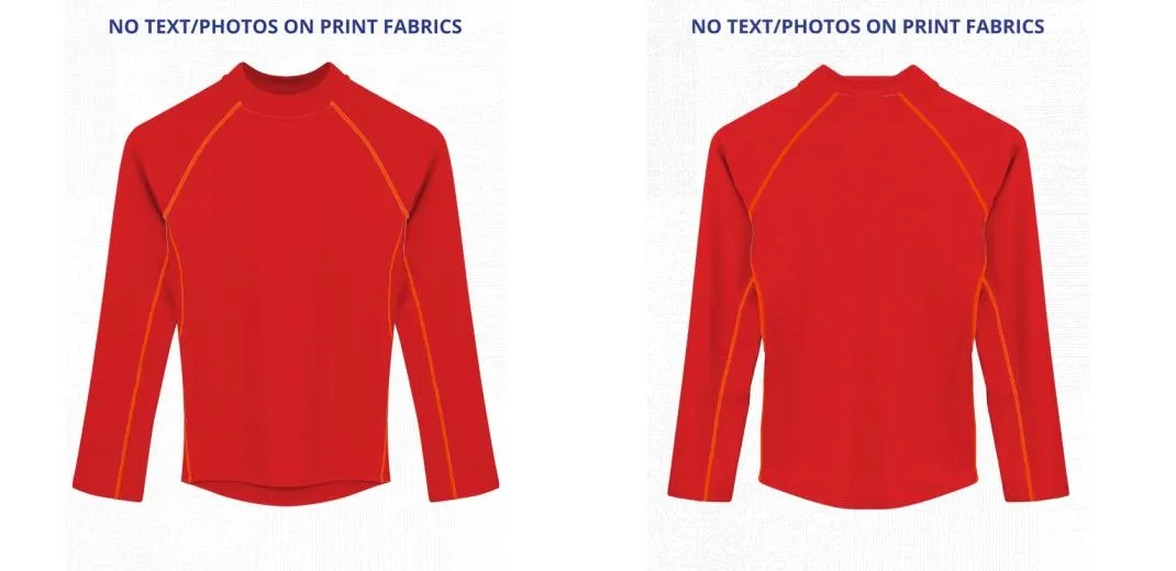 Custom Rash Guard (Kids, Women, Men) Long Sleeve