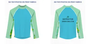 Custom Rash Guard (Kids, Women, Men) Long Sleeve