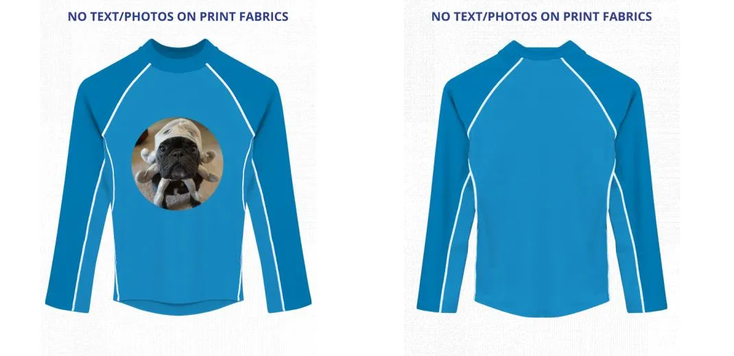 Custom Rash Guard (Kids, Women, Men) Long Sleeve