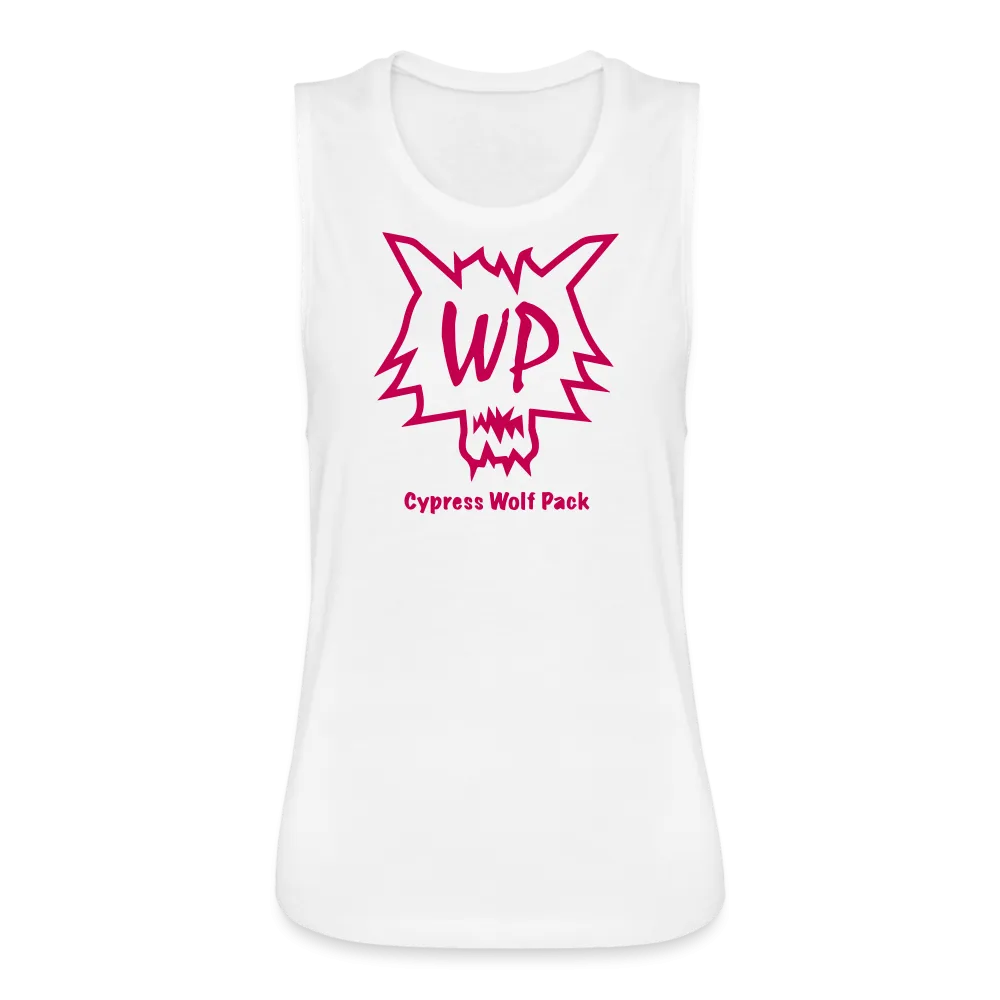 Cypress Wolf Pack Pink- Women's Flowy Muscle Tank