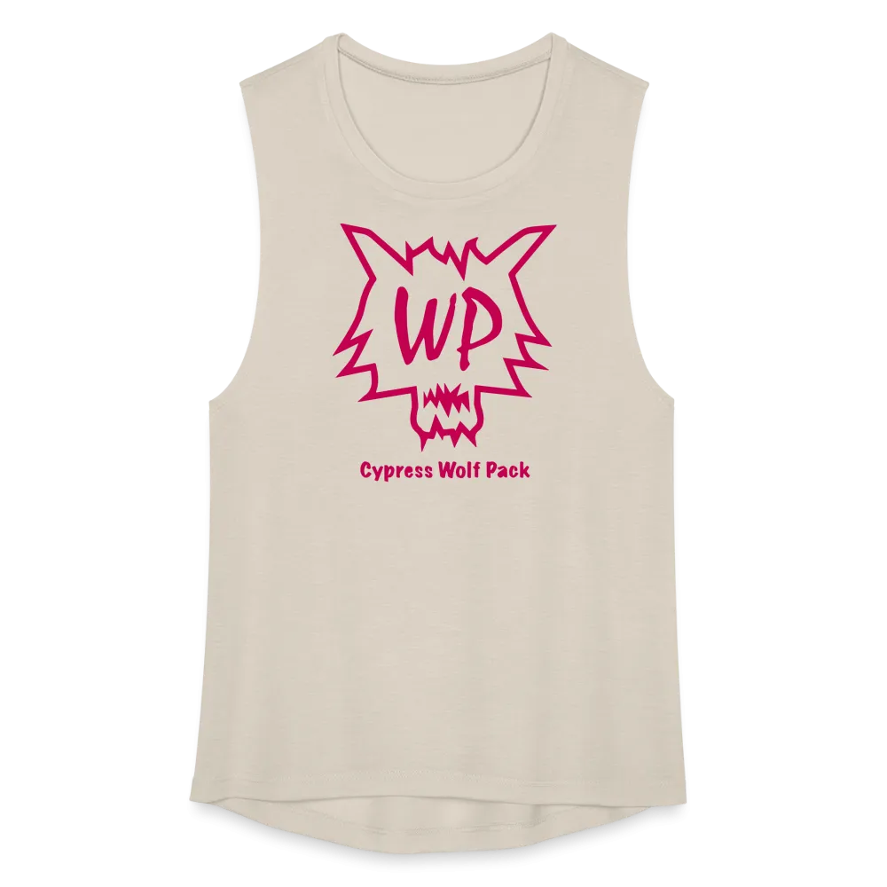 Cypress Wolf Pack Pink- Women's Flowy Muscle Tank
