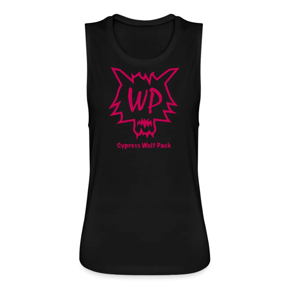 Cypress Wolf Pack Pink- Women's Flowy Muscle Tank