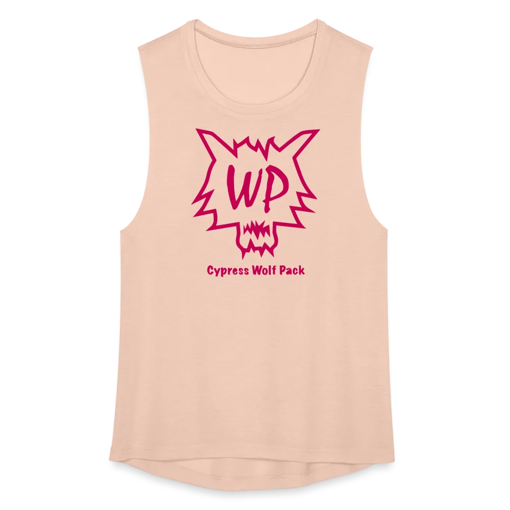 Cypress Wolf Pack Pink- Women's Flowy Muscle Tank