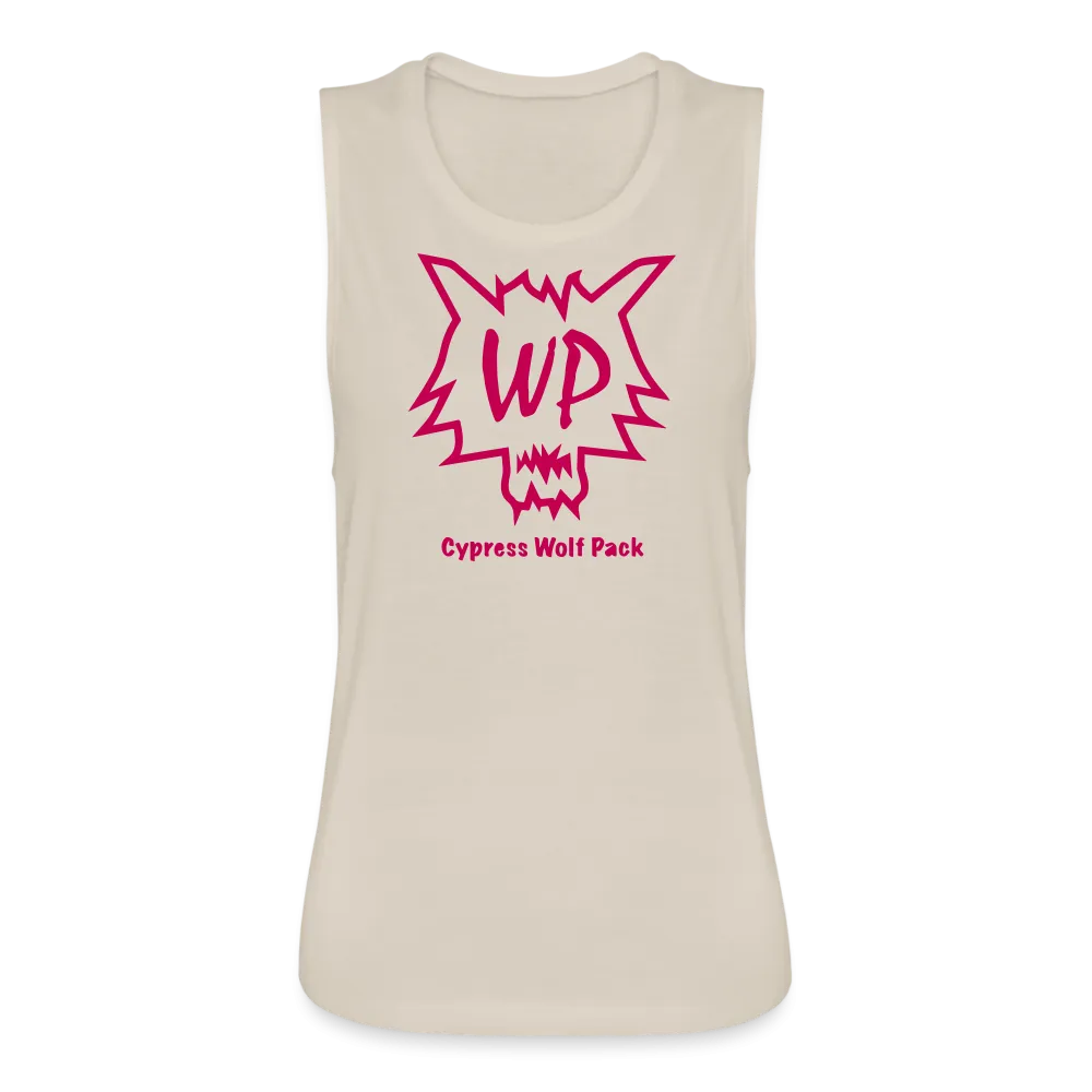 Cypress Wolf Pack Pink- Women's Flowy Muscle Tank