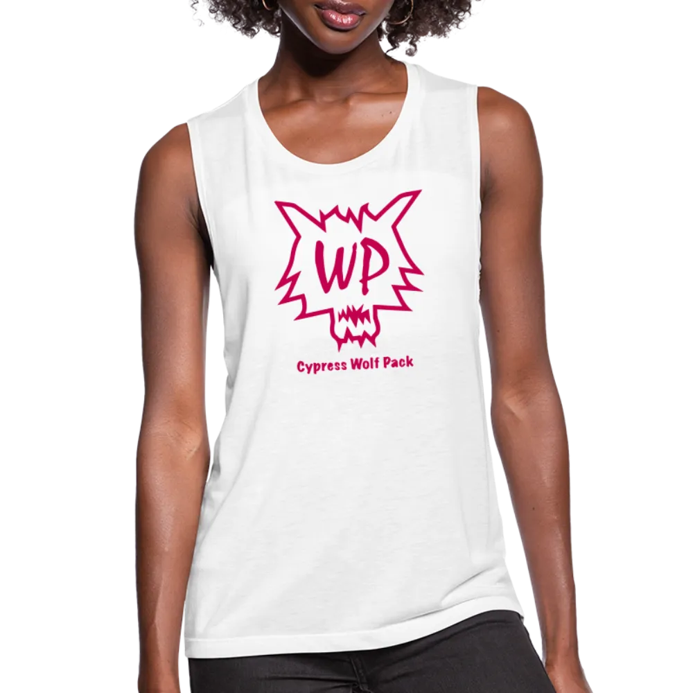 Cypress Wolf Pack Pink- Women's Flowy Muscle Tank