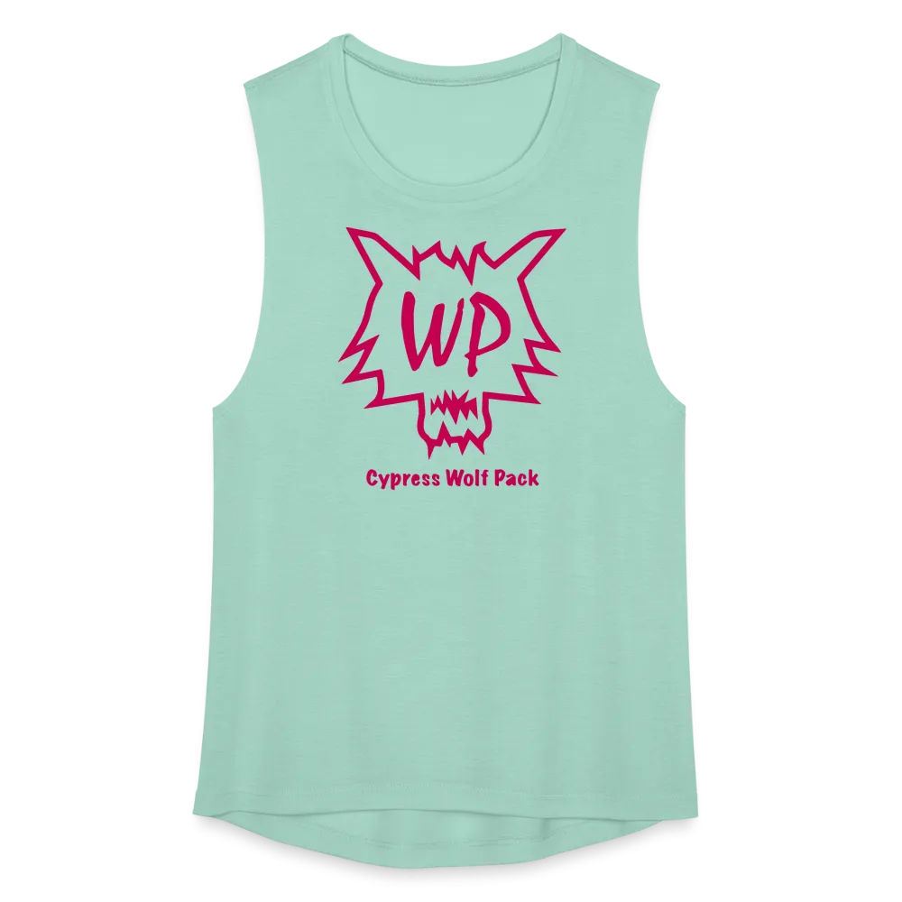 Cypress Wolf Pack Pink- Women's Flowy Muscle Tank