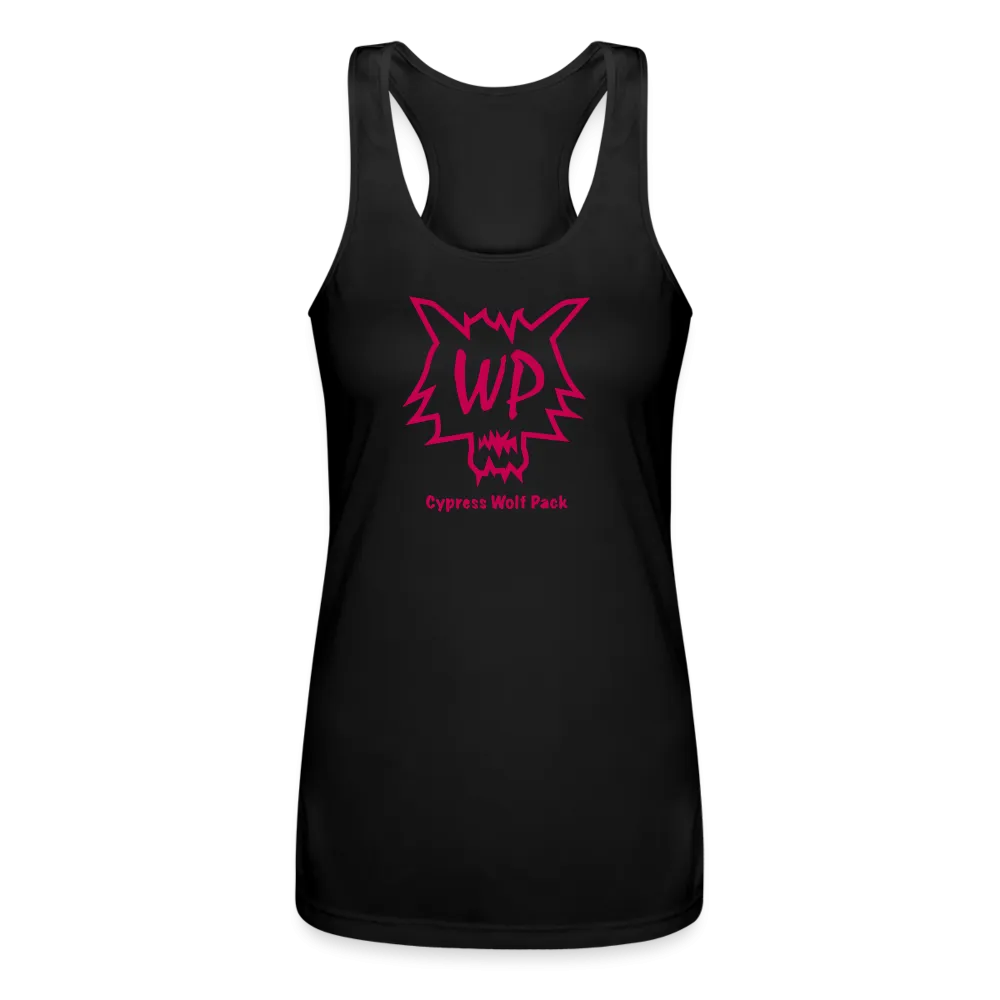 Cypress Wolf Pack Pink- Women’s Performance Racerback Tank Top