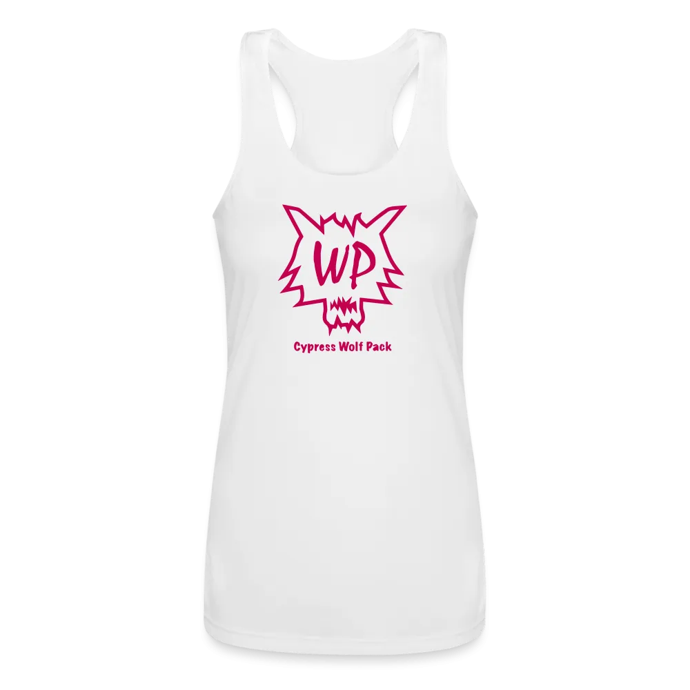 Cypress Wolf Pack Pink- Women’s Performance Racerback Tank Top