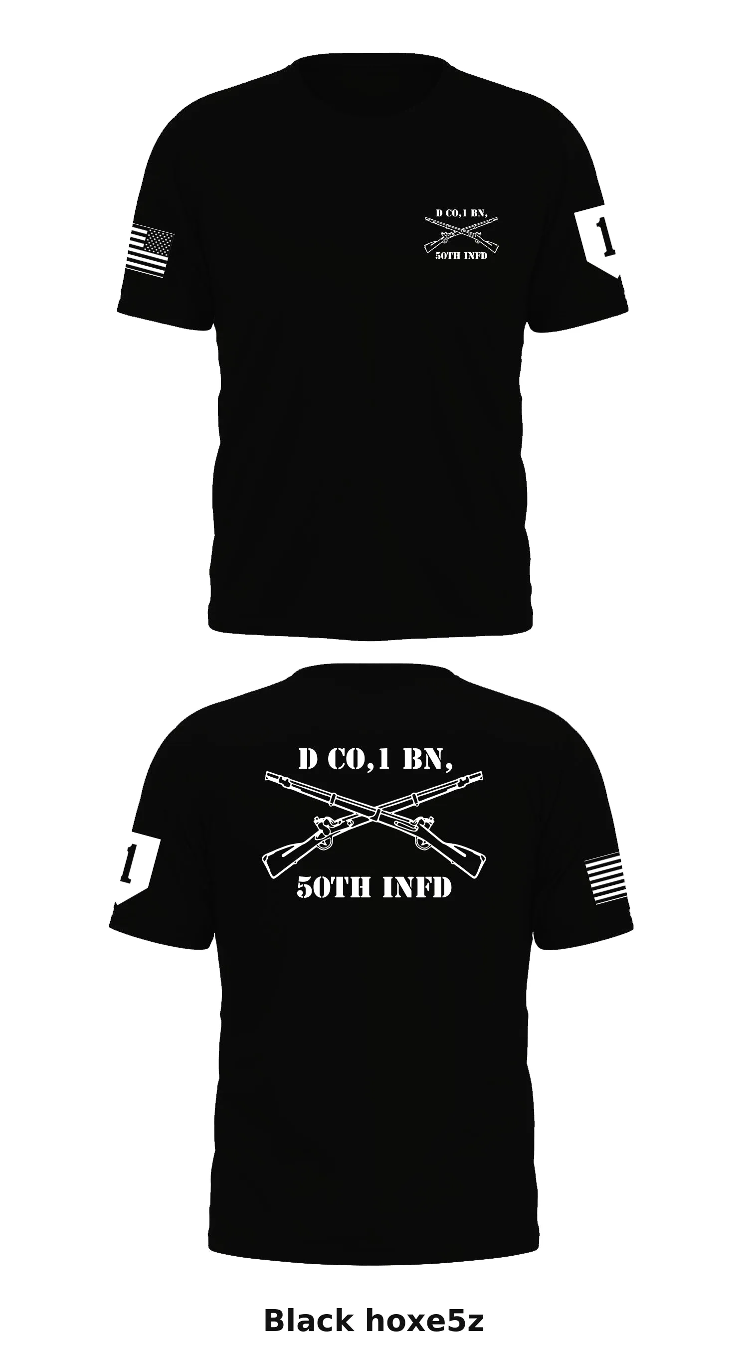D Co,1 BN, 50th INFD Store 1 Core Men's SS Performance Tee - hoxe5z