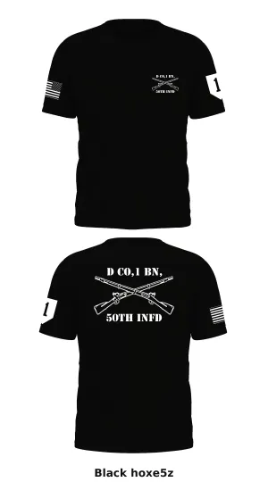 D Co,1 BN, 50th INFD Store 1 Core Men's SS Performance Tee - hoxe5z