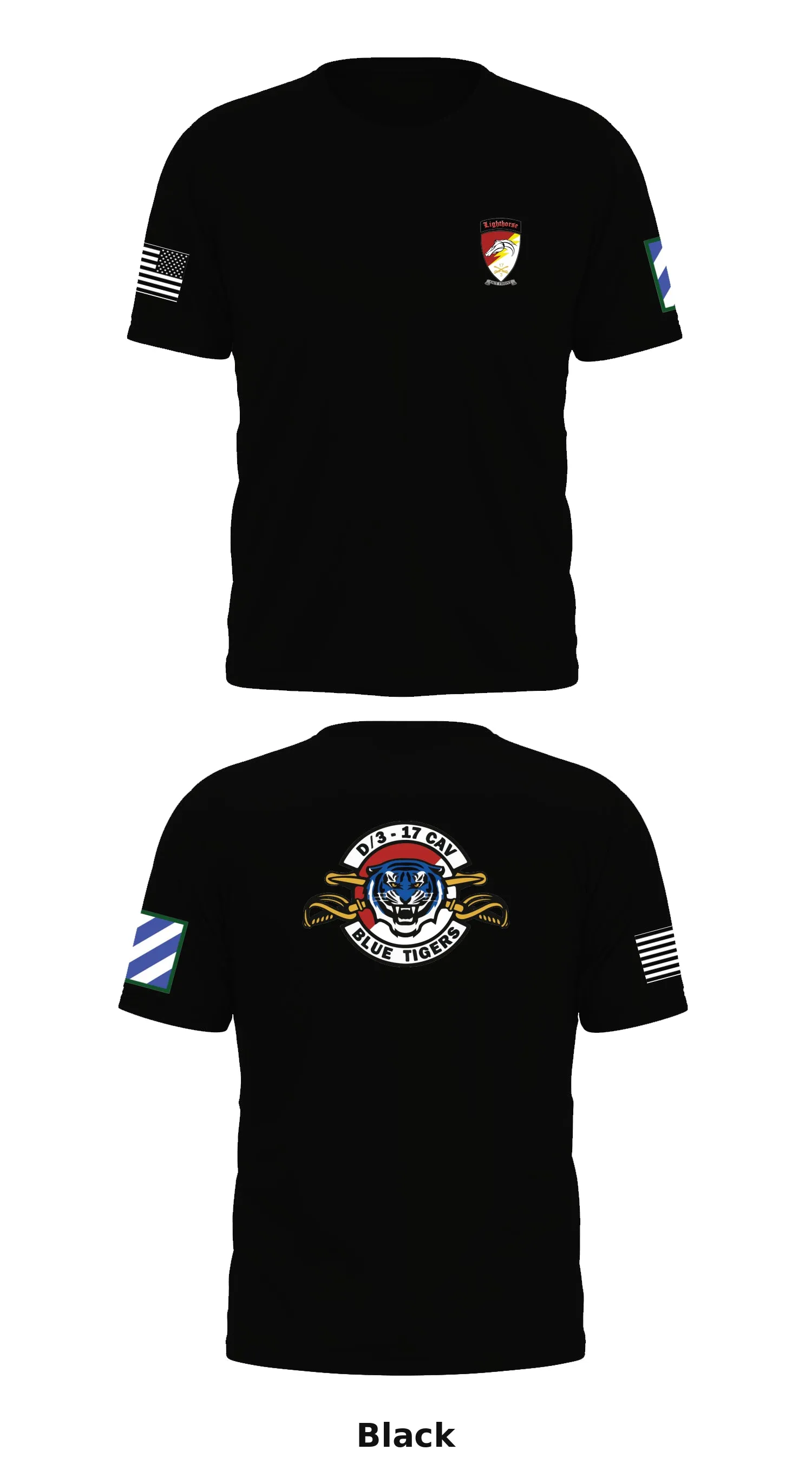 D Troop 3-17 CAV Store 1 Core Men's SS Performance Tee - 34815028803