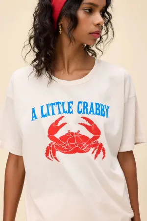 Daydreamer Little Crabby Tee White