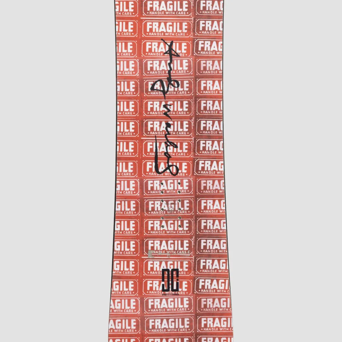 DC x Andy Warhol Ply Snowboard Red Fragile 156cm