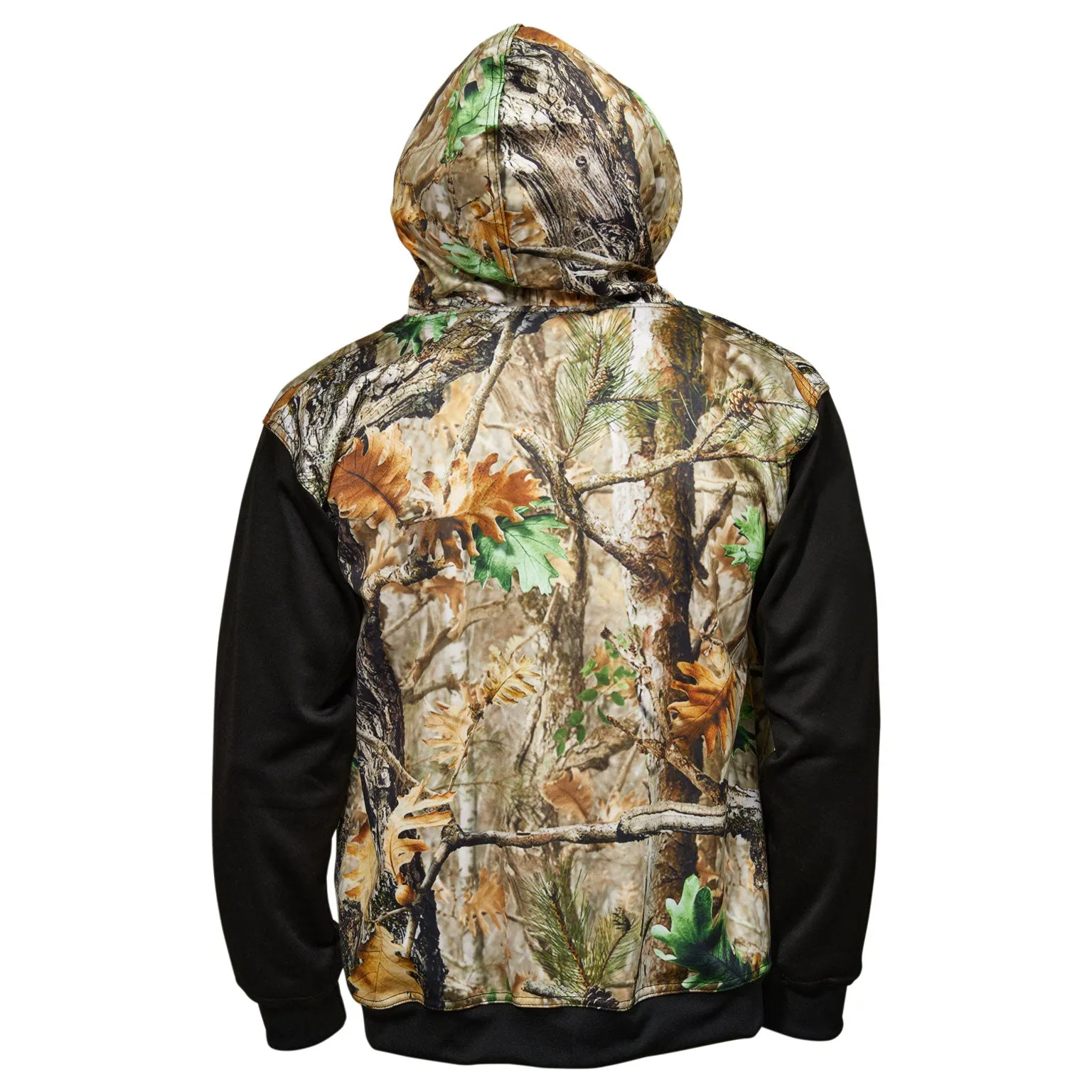 Dead Fish Hook Camo Hoodie Full Zip