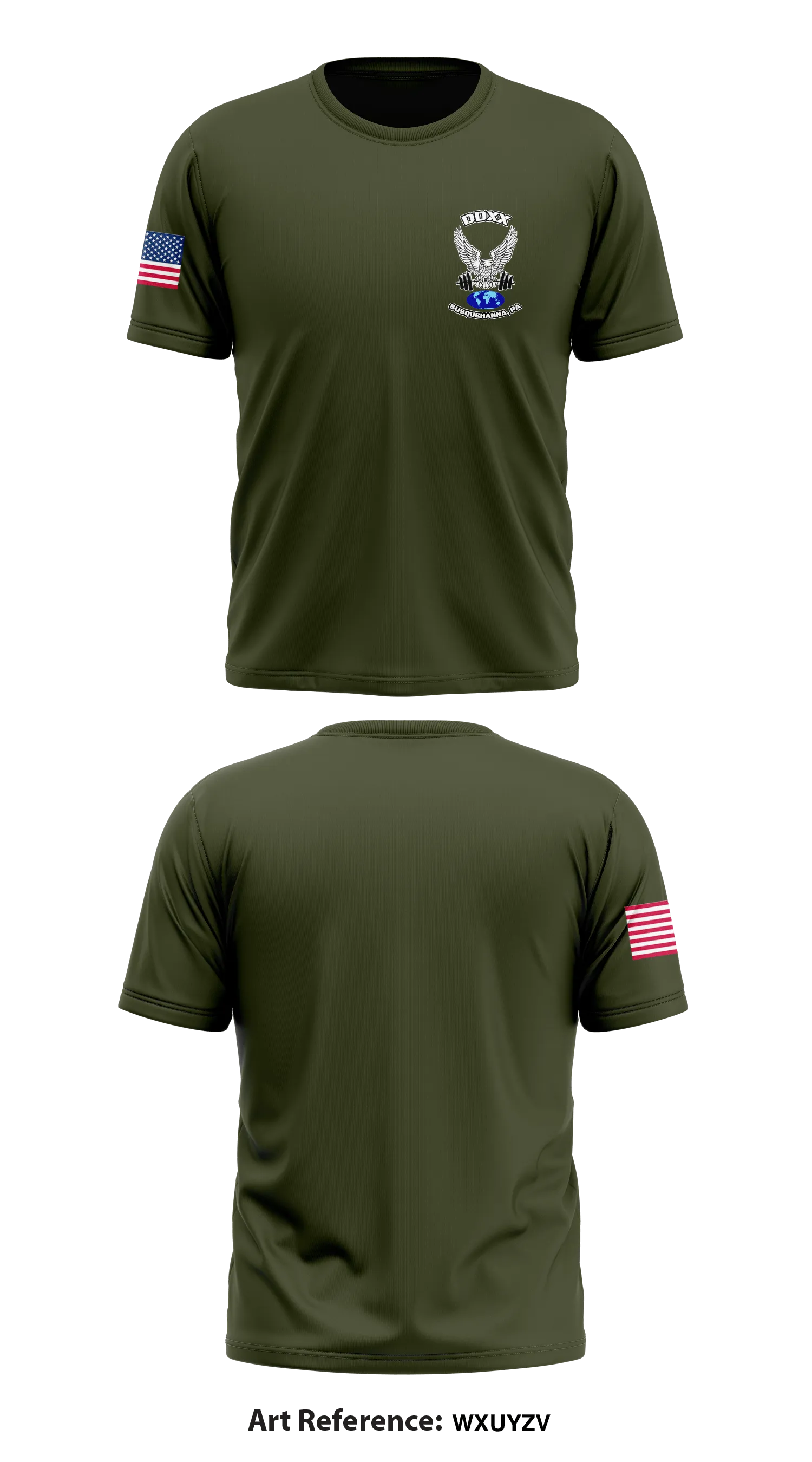 Defense Distribution Susquehanna Pennsylvania Emergency Essentials Deployable Team Core Men's SS Performance Tee - WxuyZv