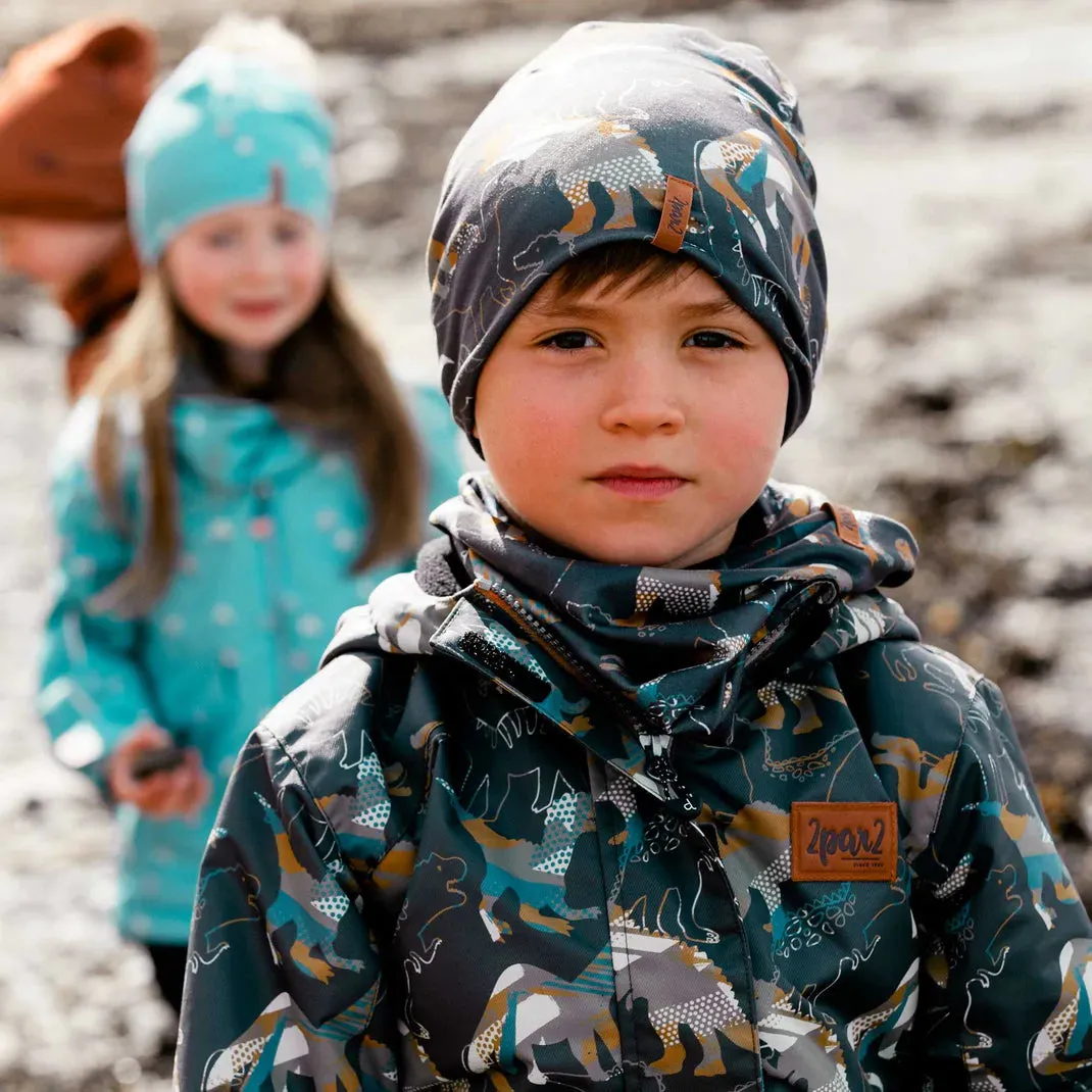 deux par deux Printed Jersey Beanie