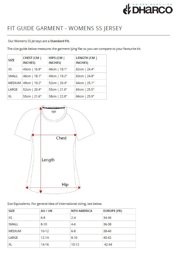 DHaRCO Ladies Long Sleeve Gravity Jersey - Ocean