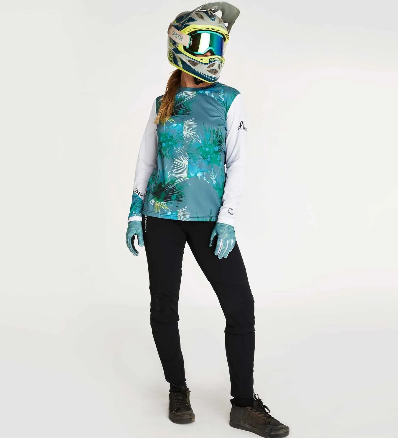 DHaRCO Ladies Long Sleeve Gravity Jersey - Ocean