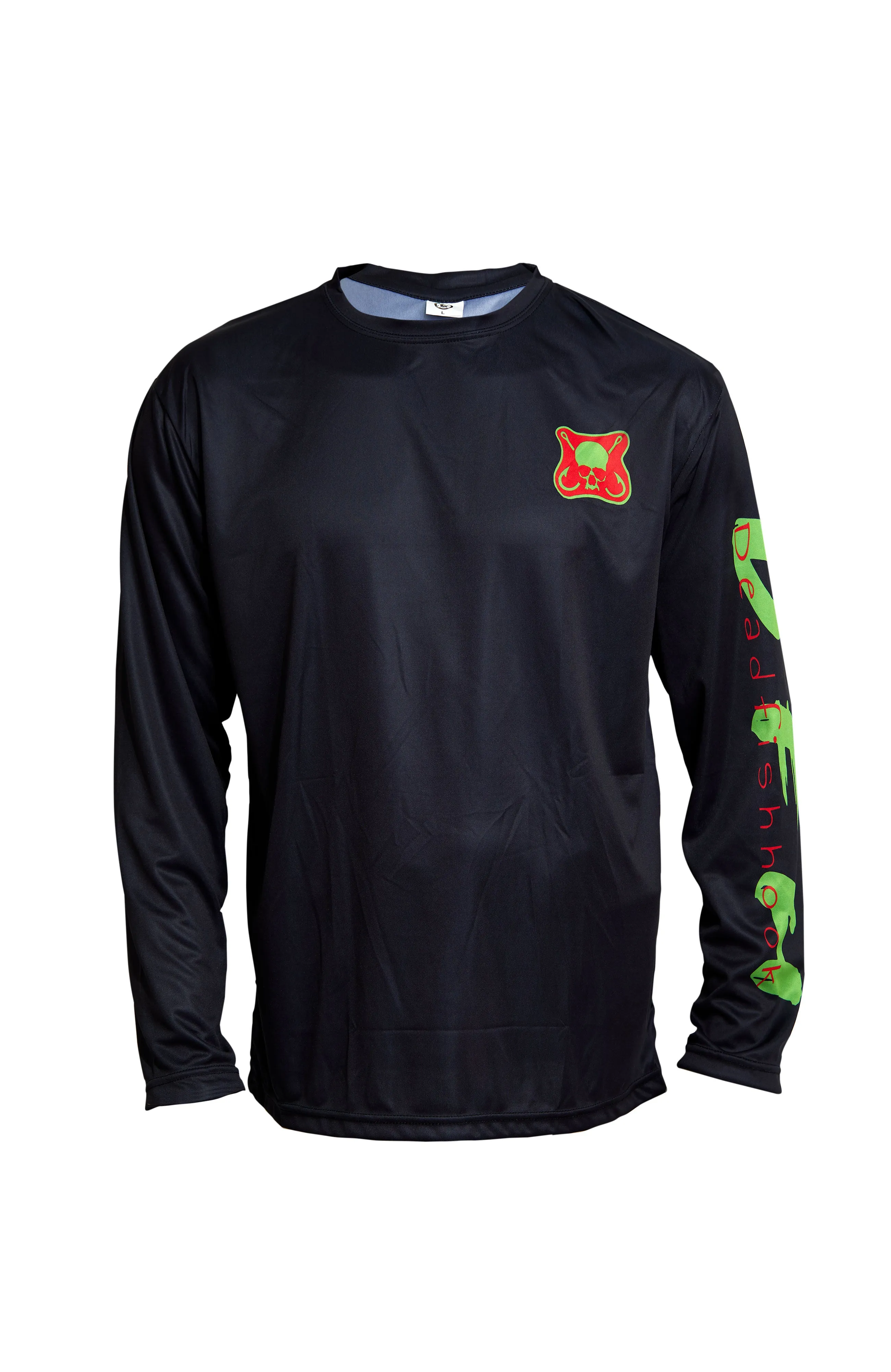 Diver in Shark Long Sleeve Tee