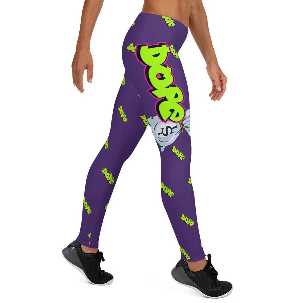 Dope Money Leggings - Purple