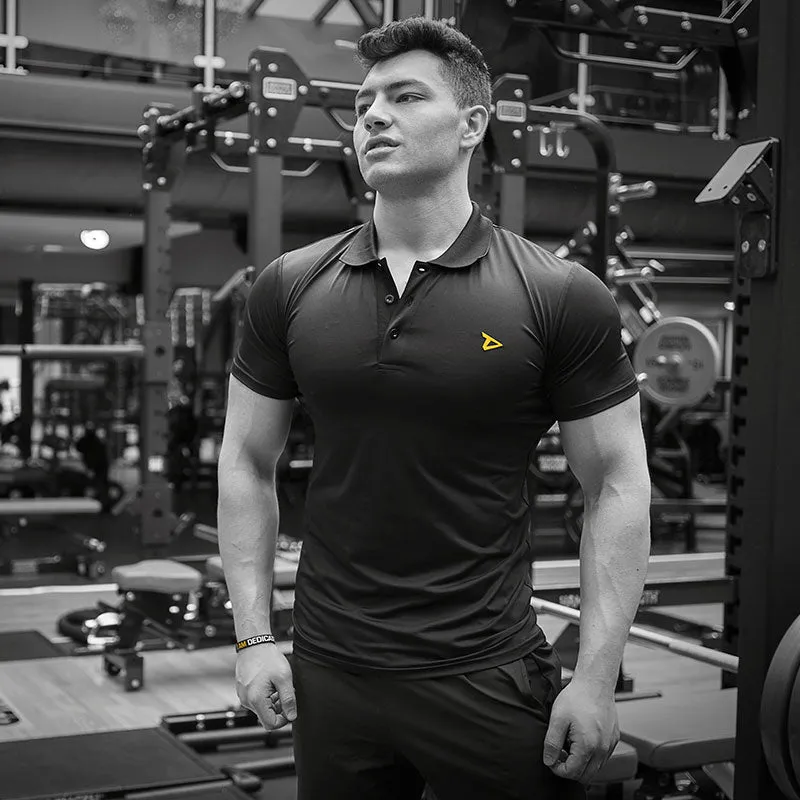 Dry-Fit Black Polo