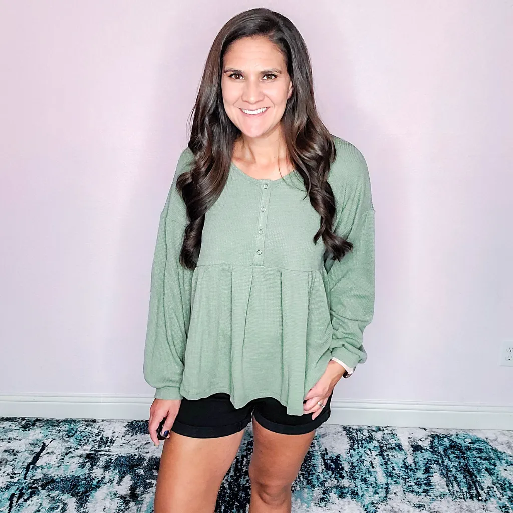 Dry herb Babydoll Top