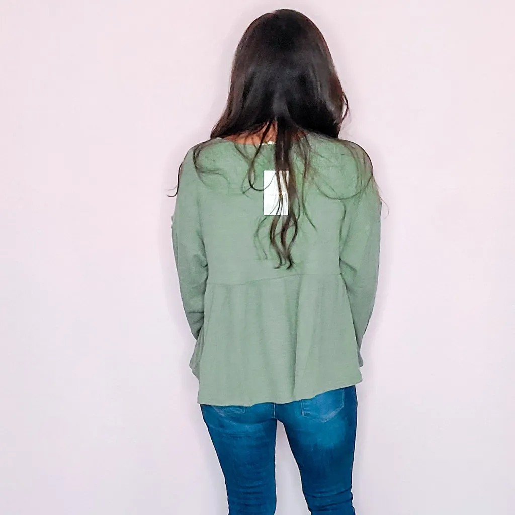 Dry herb Babydoll Top