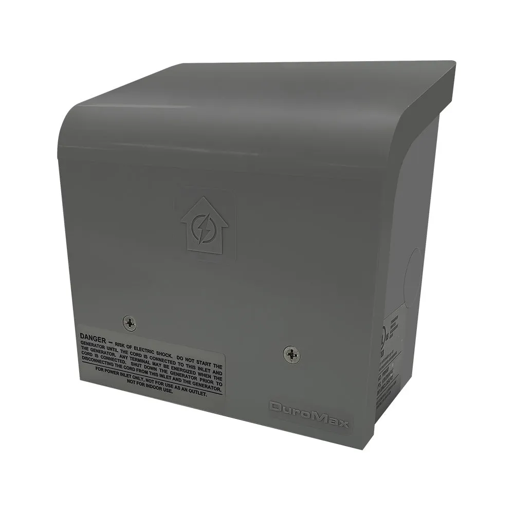 DuroMax XP50PBN 50-Amp 12,500-Watt Non-Metallic Power Inlet Box