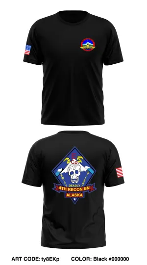 E Co, 4th RECON BN Core Men's SS Performance Tee - ty8EKp