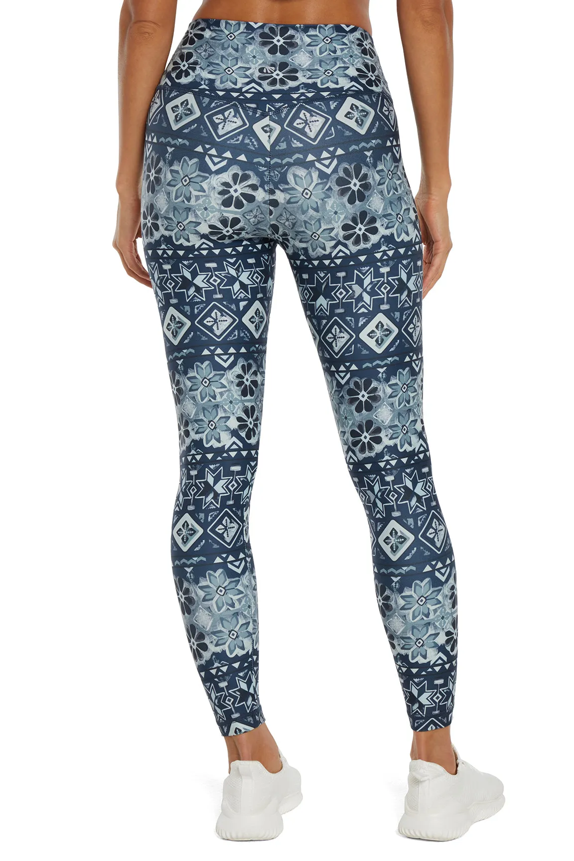 Easy Zen Ankle Legging (Naval Academy Nordic Winterland)