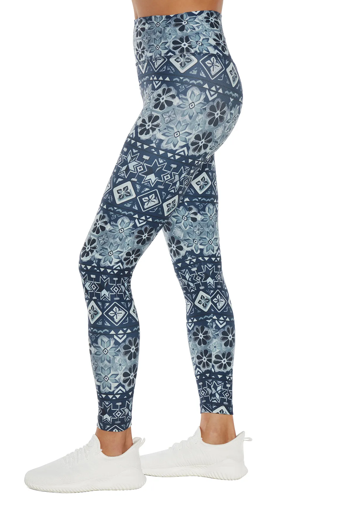 Easy Zen Ankle Legging (Naval Academy Nordic Winterland)