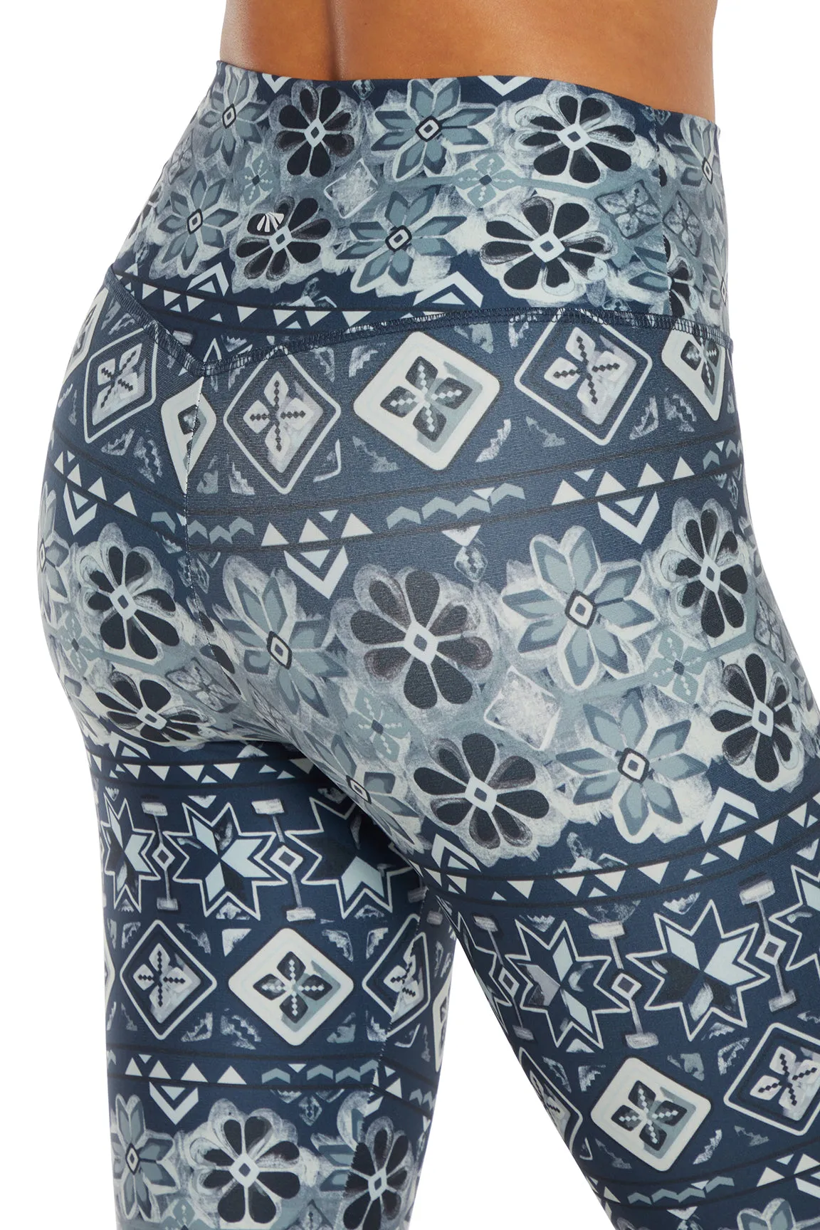 Easy Zen Ankle Legging (Naval Academy Nordic Winterland)