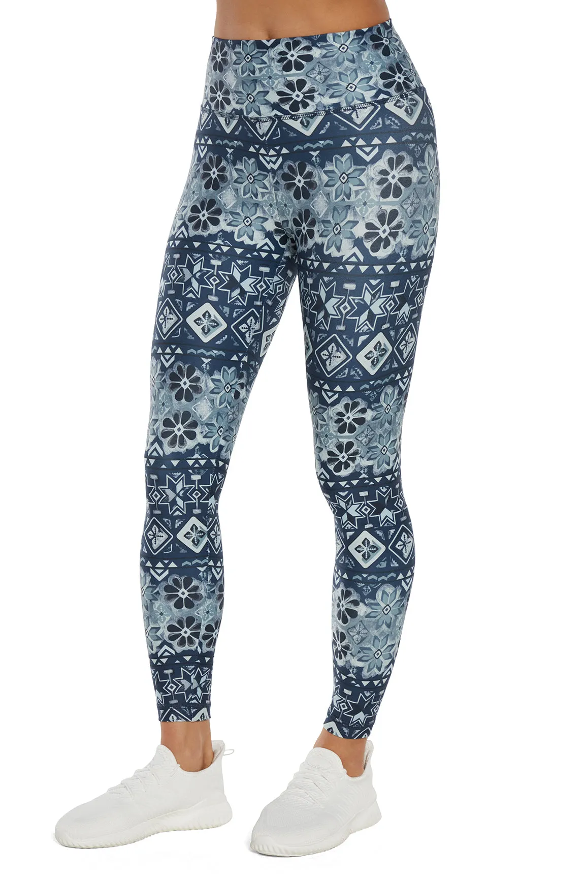 Easy Zen Ankle Legging (Naval Academy Nordic Winterland)