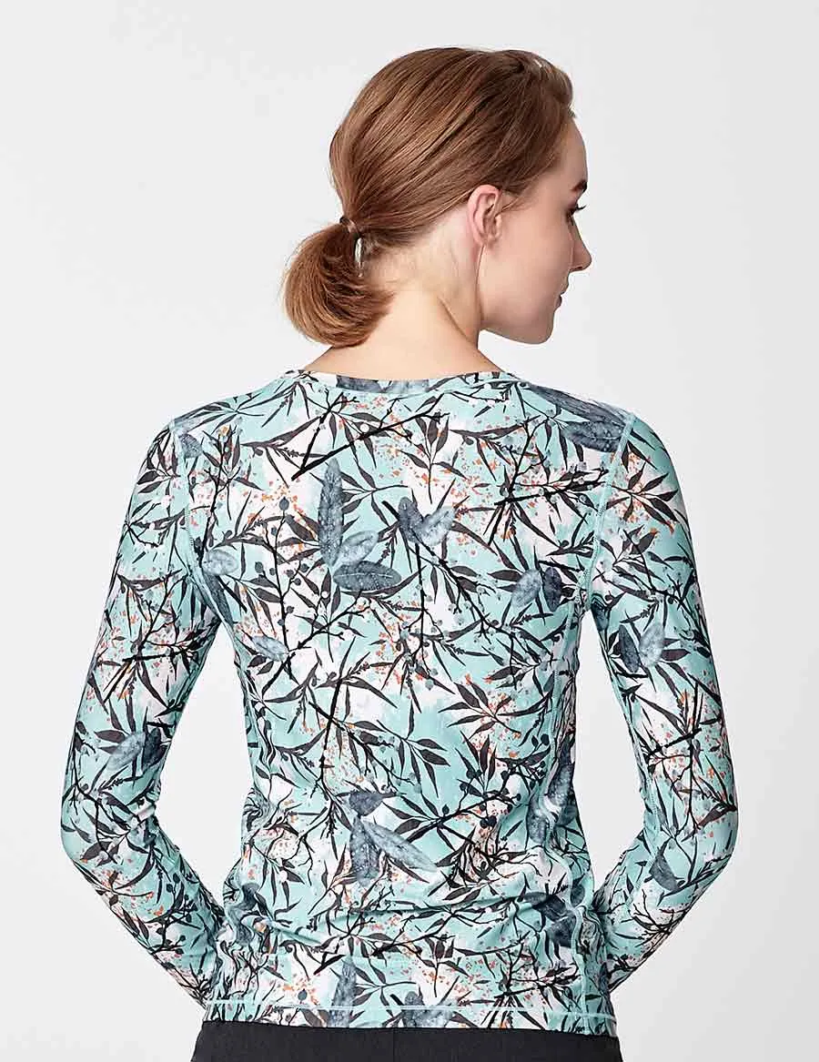 easyoga Lespiro Anti UV Rashguard - F92 Silhouette of Branches