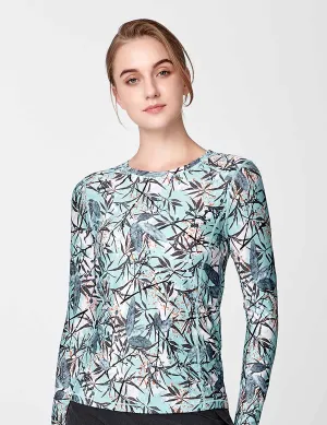 easyoga Lespiro Anti UV Rashguard - F92 Silhouette of Branches